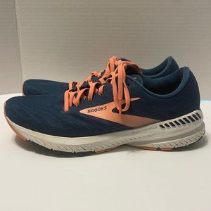Brooks Ravenna 11 Women’s Size 9 Blue Running Athletic Lace Up Sneakers